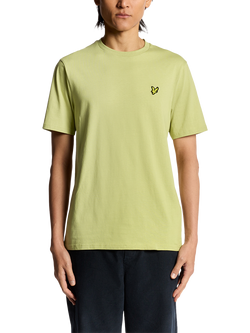 Lyle & Scott Crew Neck Cotton T-Shirt, Pale Willow