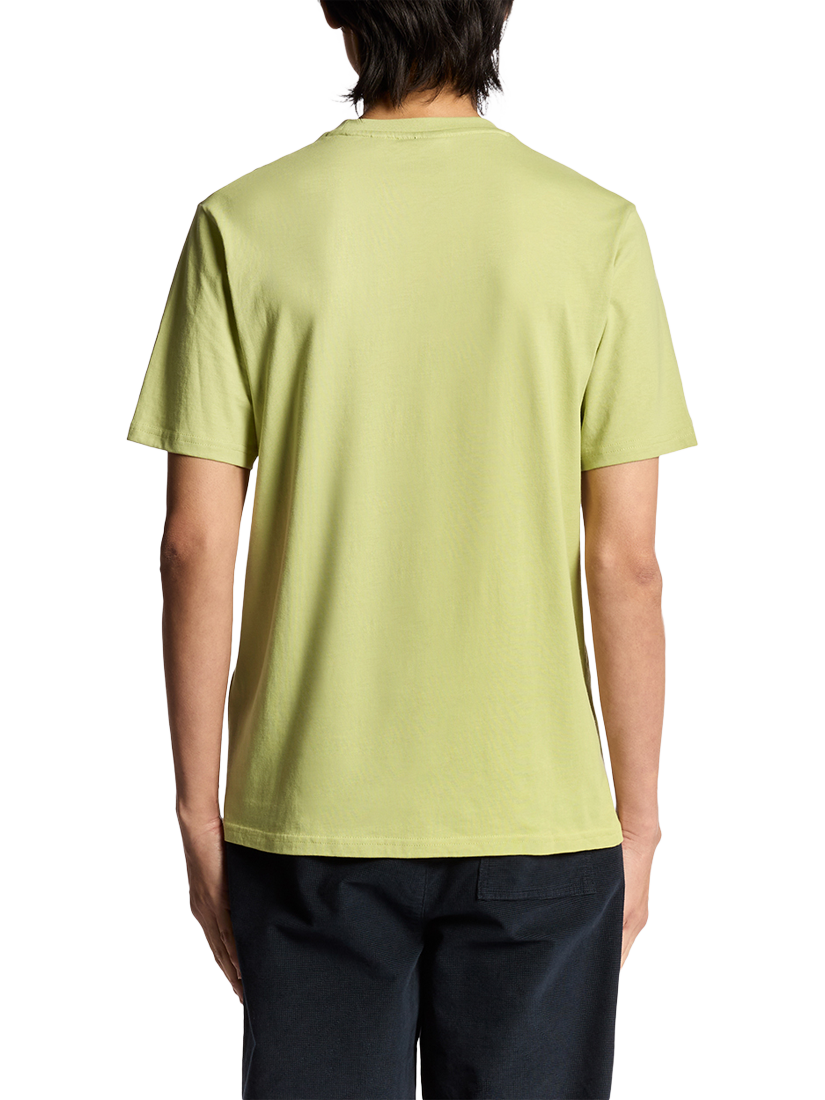 Product image 4 of 6, which shows Lyle & Scott Crew Neck Cotton T-Shirt, Pale Willow, XS