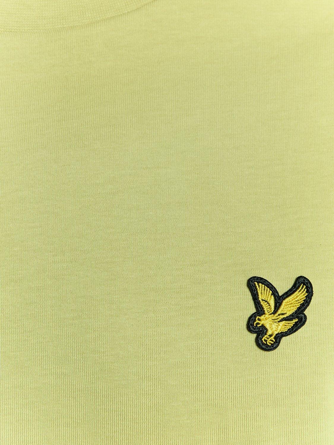 Product image 6 of 6, which shows Lyle & Scott Crew Neck Cotton T-Shirt, Pale Willow, XS
