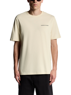 Lyle & Scott Script Cotton T-Shirt, Foam