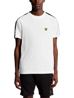 Lyle & Scott Tape Cotton Blend T-Shirt, White, White