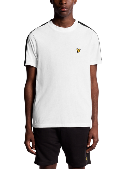 Lyle & Scott Tape Cotton Blend T-Shirt, White, White