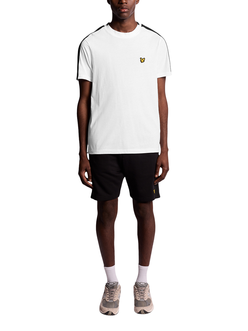 Product image 2 of 6, which shows Lyle & Scott Tape Cotton Blend T-Shirt, White, XXL