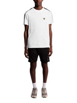 Lyle & Scott Tape Cotton Blend T-Shirt, White - view 2, White