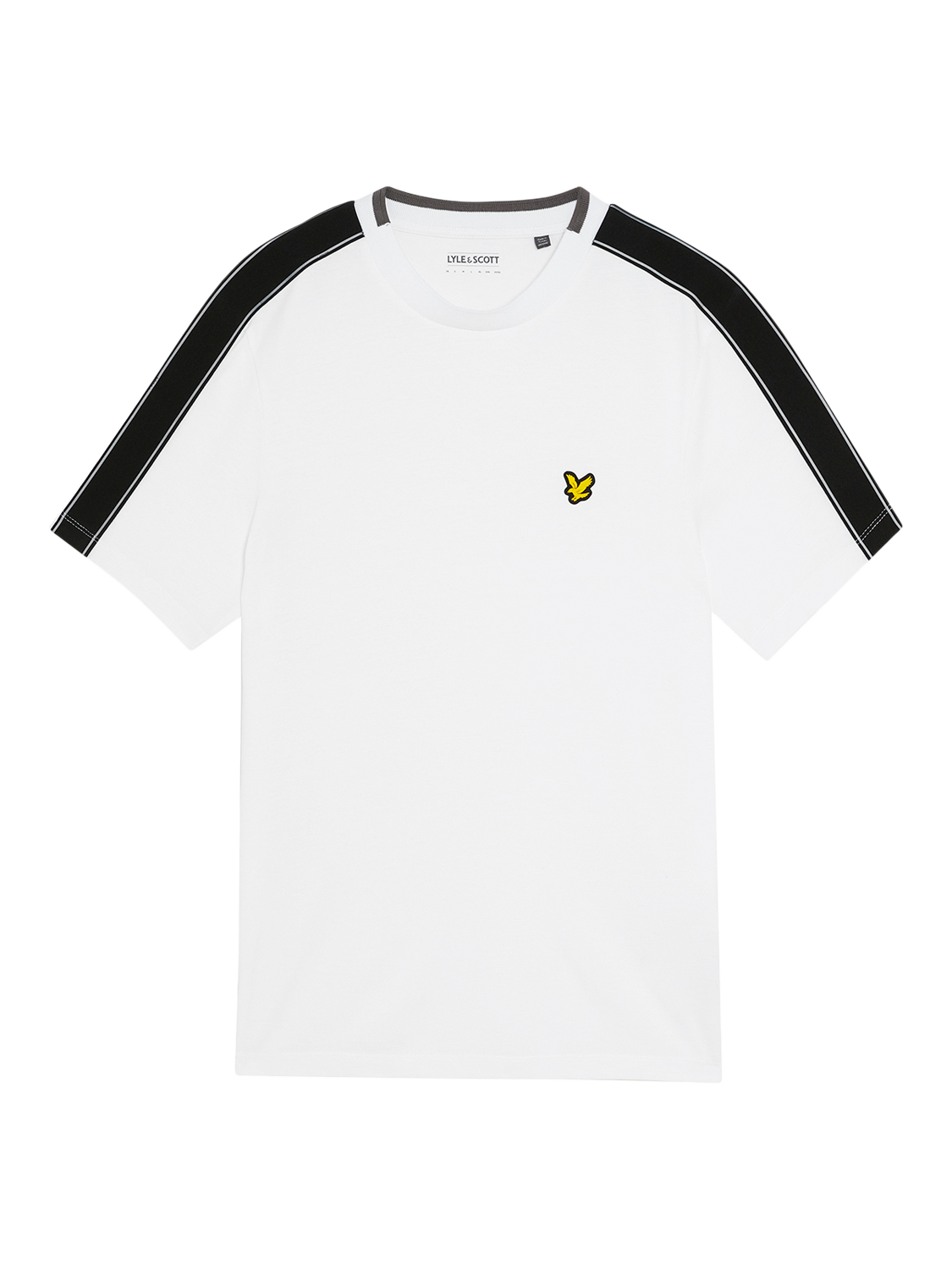 Product image 5 of 6, which shows Lyle & Scott Tape Cotton Blend T-Shirt, White, XXL