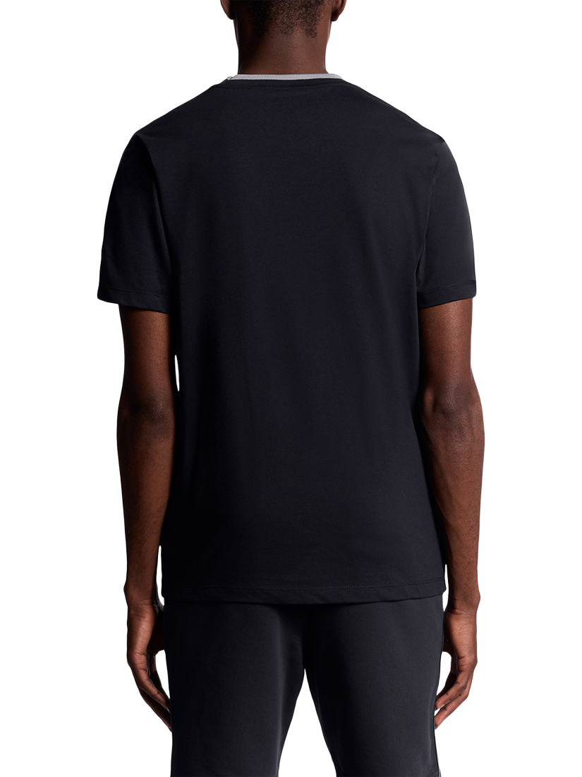 Product image 4 of 6, which shows Lyle & Scott Tape Cotton Blend T-Shirt, Z271 Dark Navy, XXL