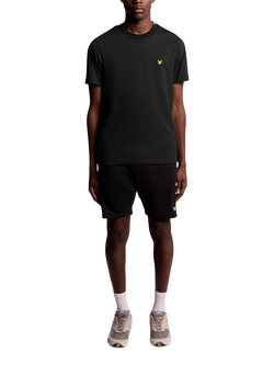 Lyle & Scott Tape Cotton Blend T-Shirt - view 2, Z865 Jet Black