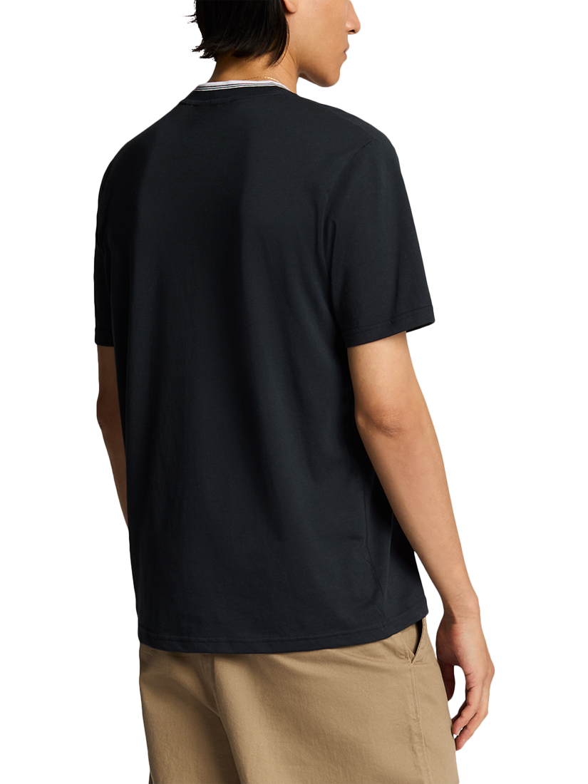 Product image 3 of 5, which shows Lyle & Scott Short Sleeve Crew Neck T-Shirt, Dark Navy, XXL