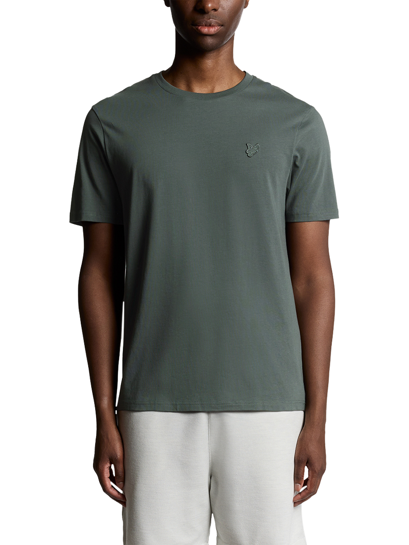 Product image 1 of 11, which shows Lyle & Scott Tonal Eagle T-Shirt, X887 Black Water, XXL