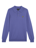 Lyle & Scott Crew Neck Cotton Merino Wool Blend Jumper, Twilight