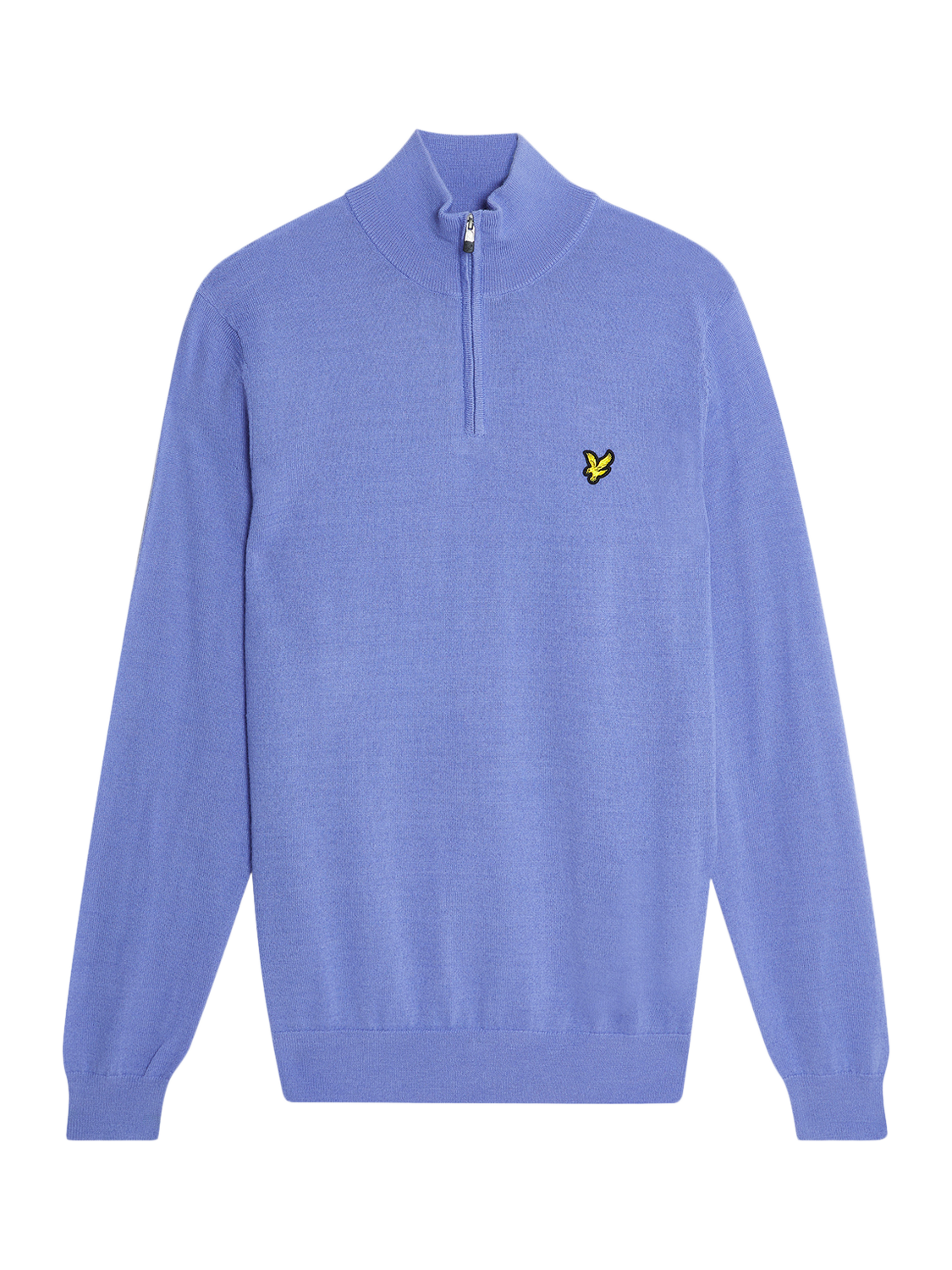 Product image 5 of 6, which shows Lyle & Scott Golf Half Zip Wool Blend Jumper, Moonlight, XS