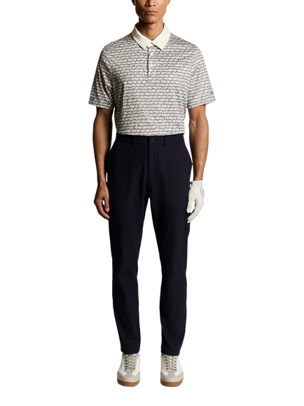Lyle & Scott Golf Divot Short Sleeve Collar Polo Shirt - view 2, White