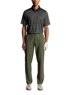 Lyle & Scott Golf Divot Short Sleeve Collar Polo Shirt - view 2, Jet Black