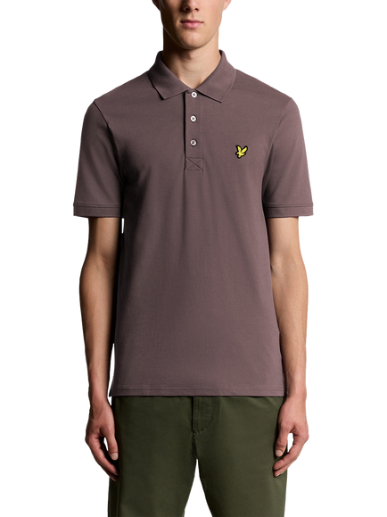 Lyle & Scott Cotton Blend Polo Shirt, Espresso