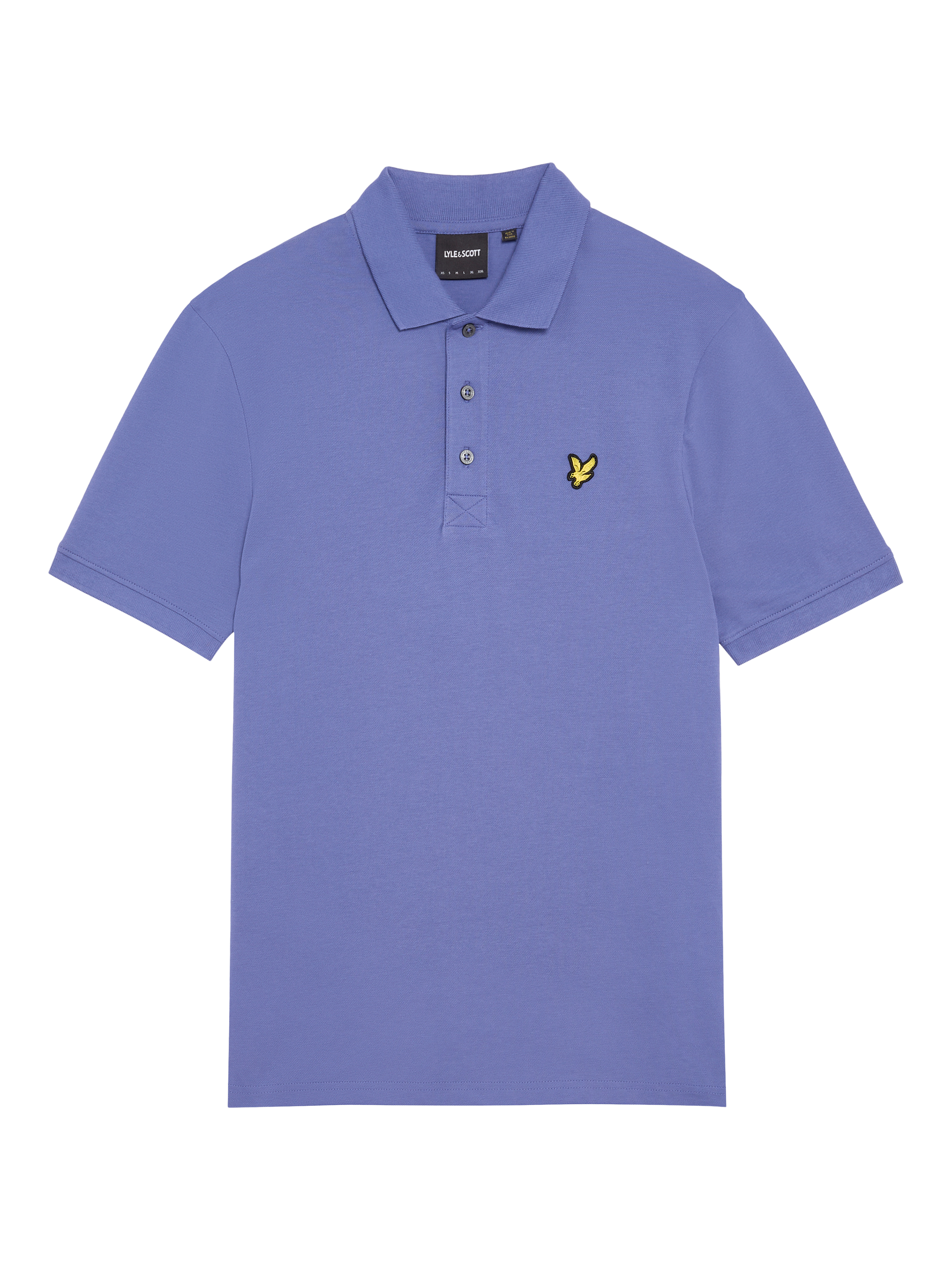 Product image 1 of 1, which shows Lyle & Scott Cotton Blend Polo Shirt, Twilight, XS