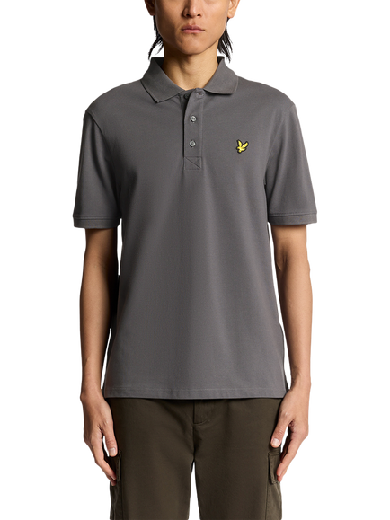Lyle & Scott Cotton Blend Polo Shirt, Shadow