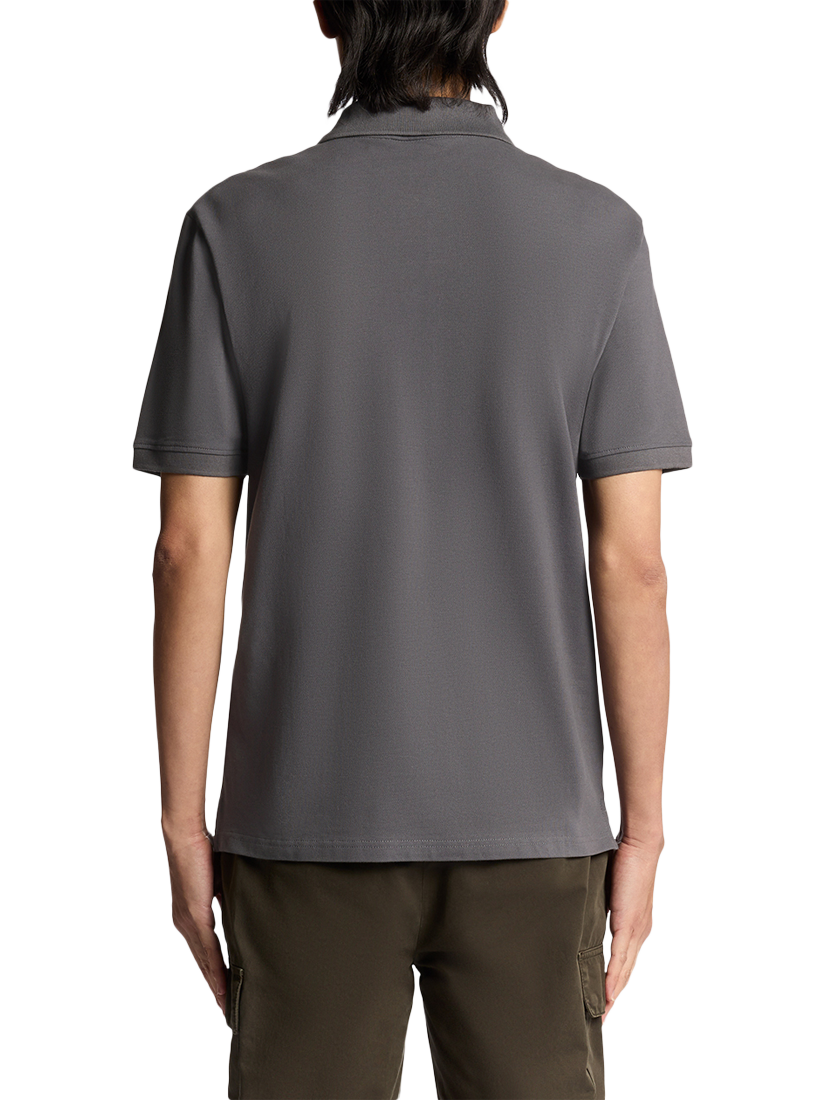 Product image 4 of 6, which shows Lyle & Scott Cotton Blend Polo Shirt, Shadow, XS