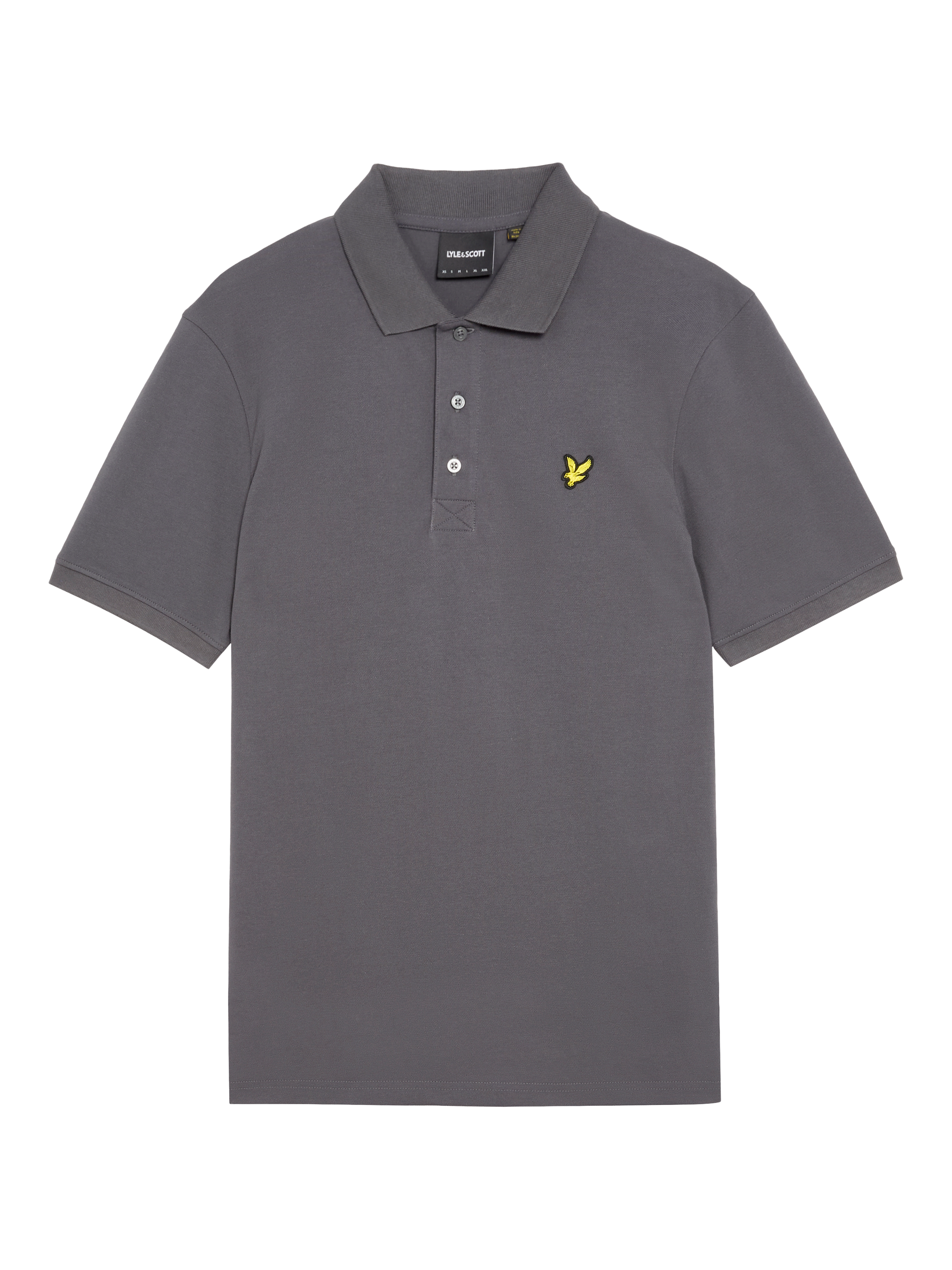 Product image 5 of 6, which shows Lyle & Scott Cotton Blend Polo Shirt, Shadow, XS
