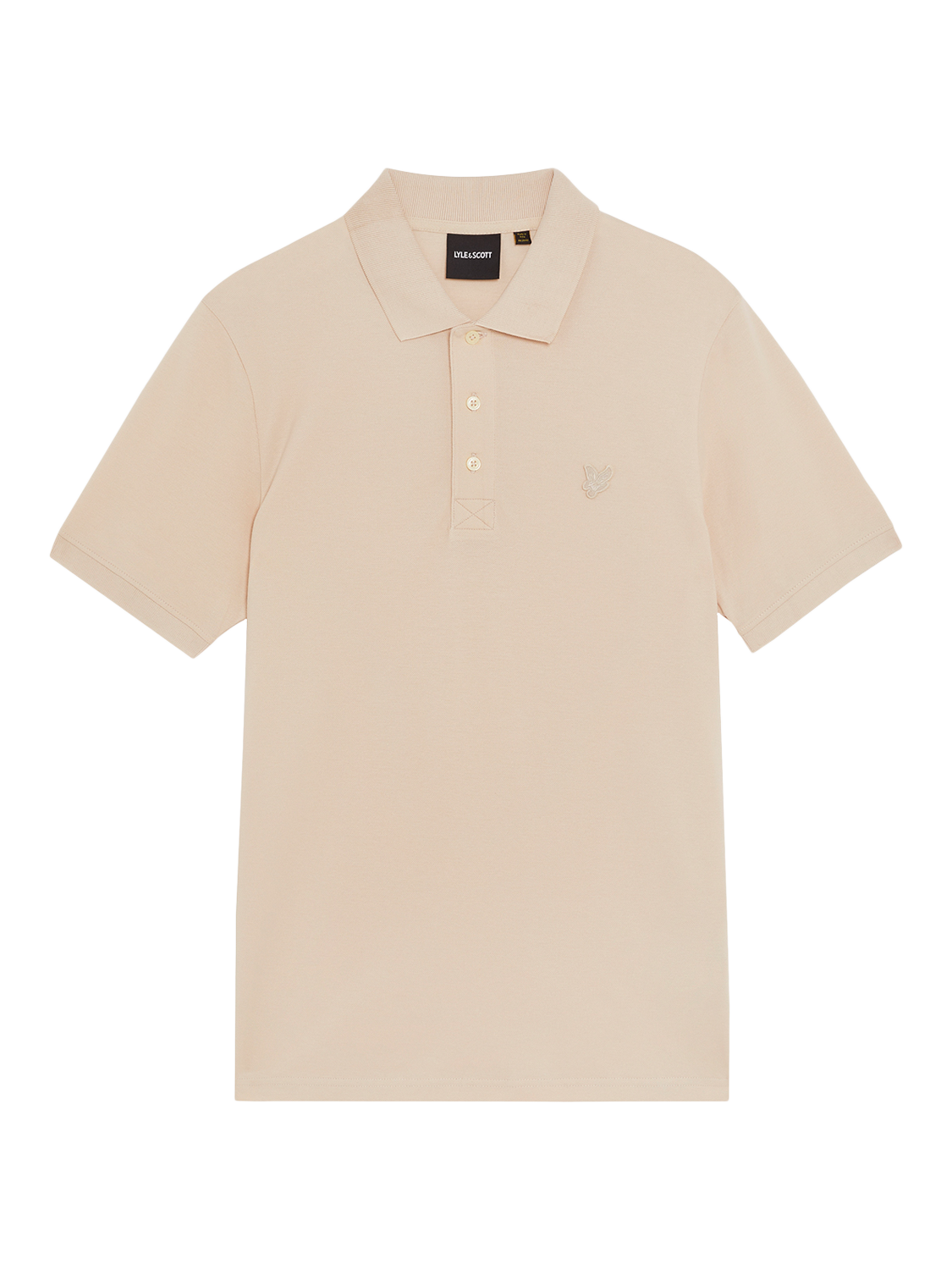 Product image 1 of 1, which shows Lyle & Scott Cotton Blend Polo Shirt, Pink Tint, XXL