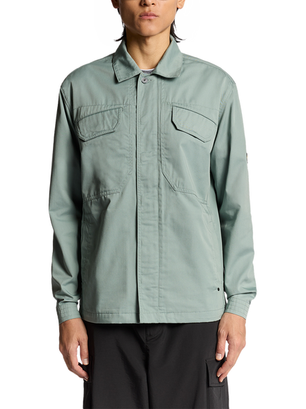 Lyle & Scott Pocket Overshirt, Cold Mint
