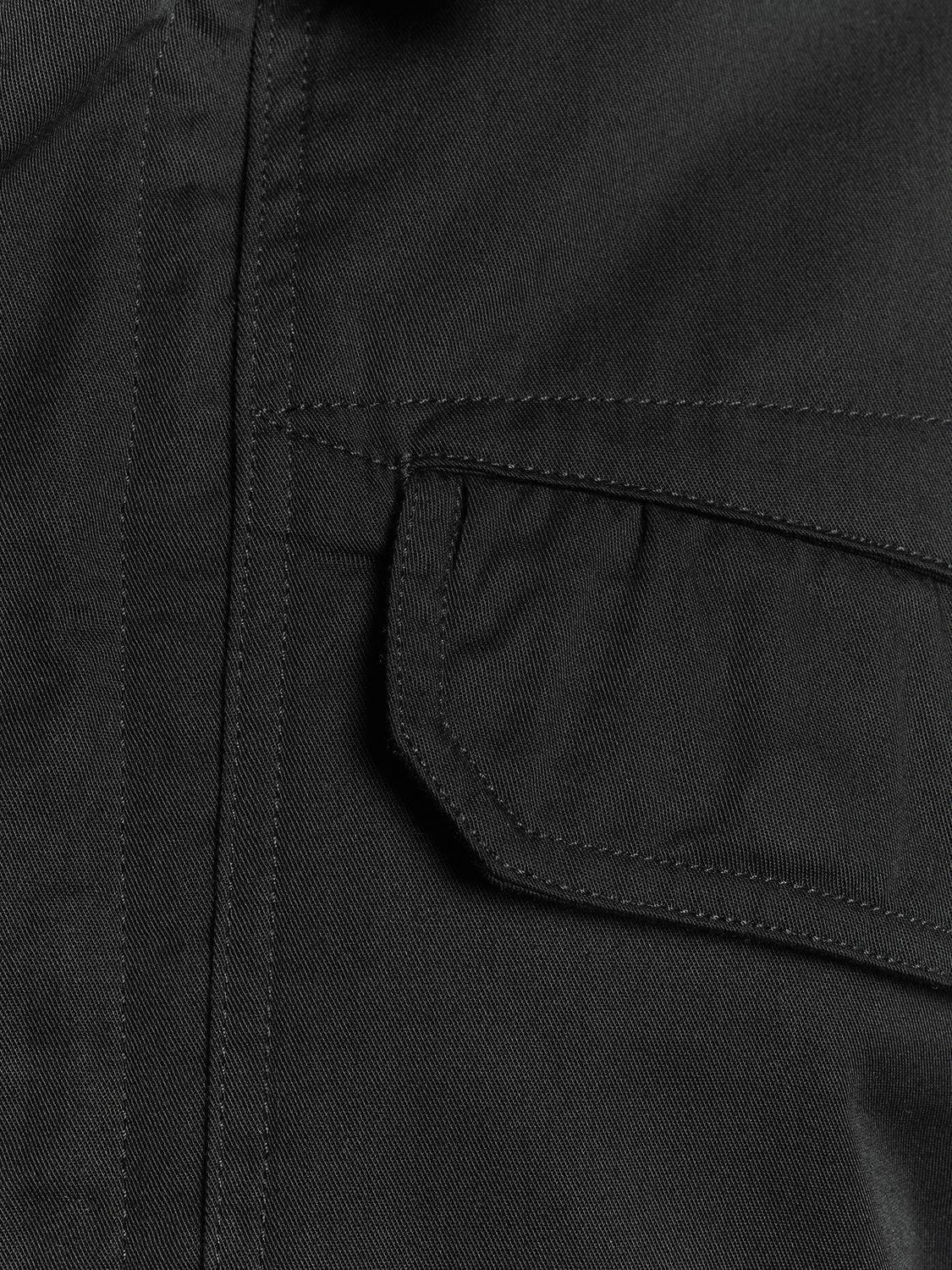 Product image 6 of 6, which shows Lyle & Scott Pocket Overshirt, Jet Black, XS