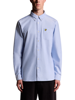 Lyle & Scott Cotton Regular Fit Oxford Shirt, Riviera, Riviera