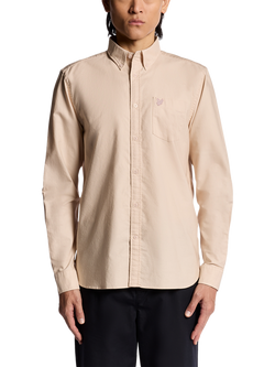 Lyle & Scott Tonal Eagle Oxford Shirt, Pink Tint
