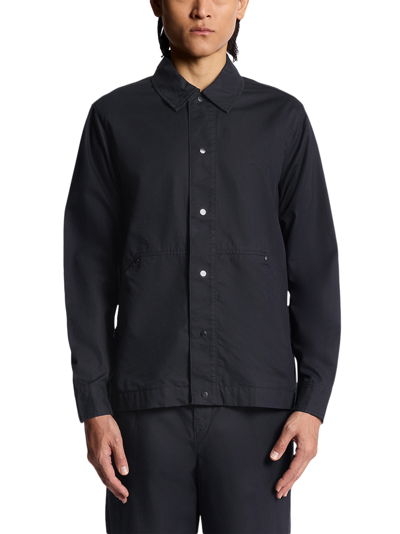 Product image 1 of 6, which shows Lyle & Scott Workwear Cotton Blend Overshirt, W835 Lacquer, XXL
