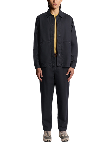 Lyle & Scott Workwear Cotton Blend Overshirt - view 2, W835 Lacquer