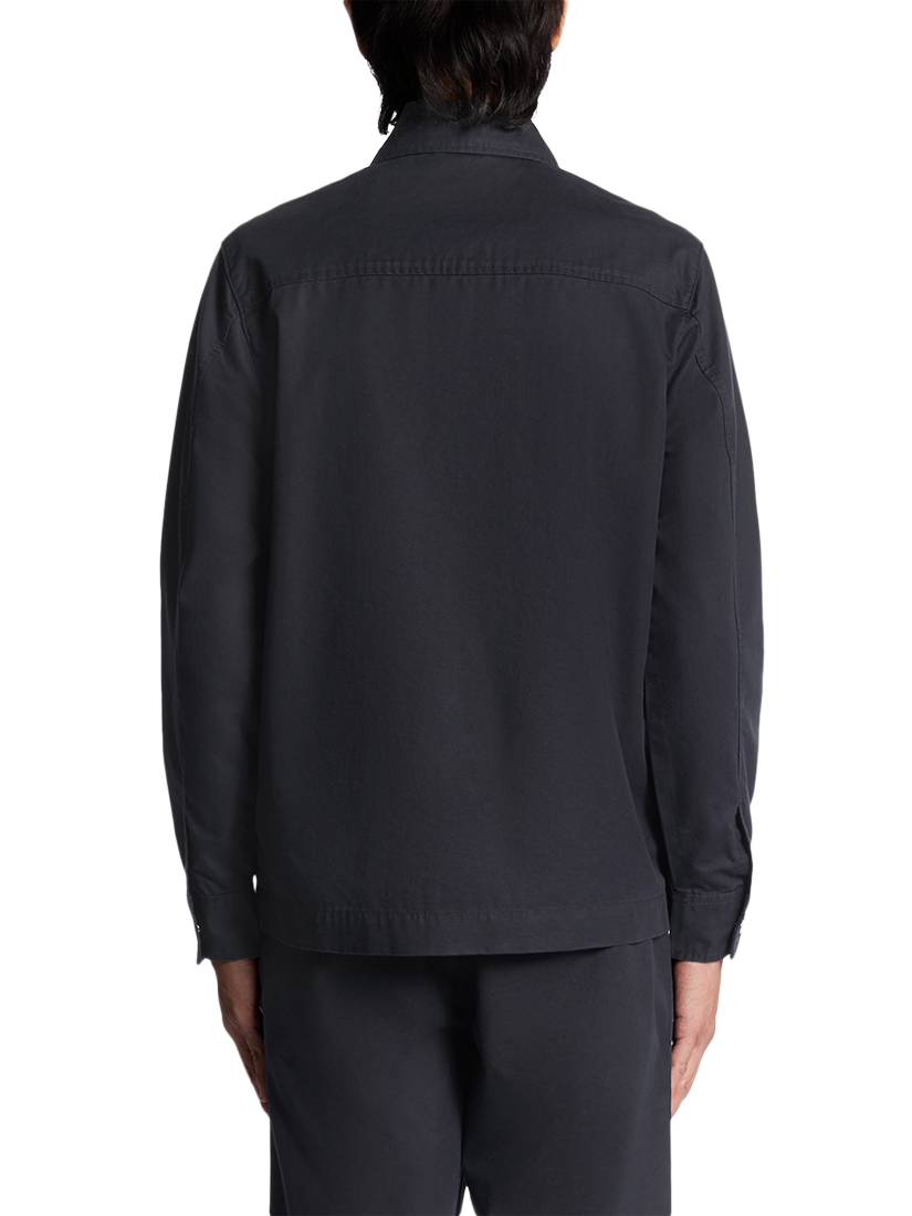 Product image 4 of 6, which shows Lyle & Scott Workwear Cotton Blend Overshirt, W835 Lacquer, XXL