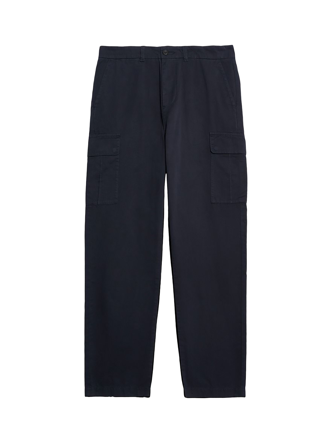 Product image 5 of 5, which shows Lyle & Scott Straight Cotton Cargo Trousers, Dark Navy, W36/L34