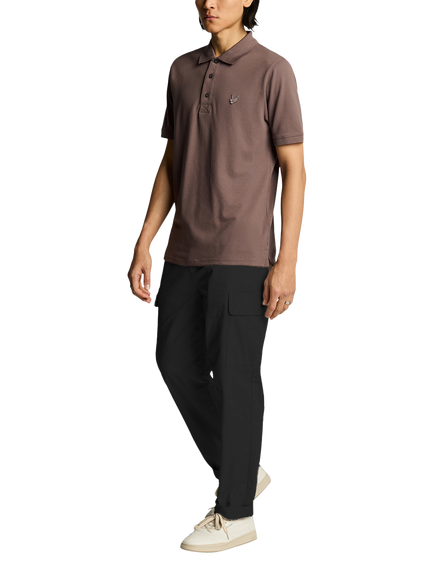Lyle & Scott Cotton Cargo Trousers - view 2, Jet Black