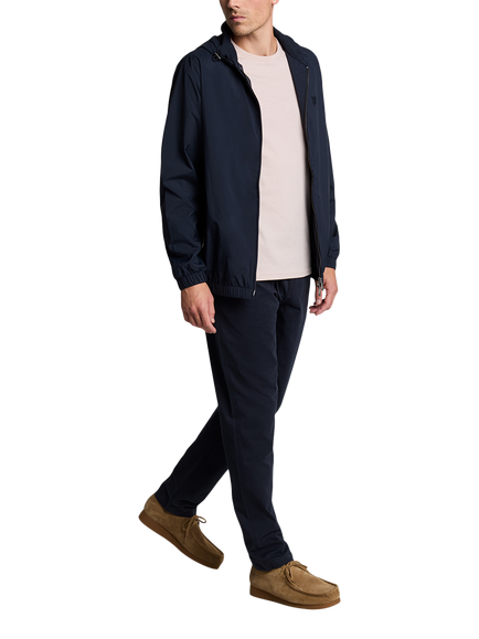 Lyle & Scott Straight Cotton Chinos - view 2, Dark Navy