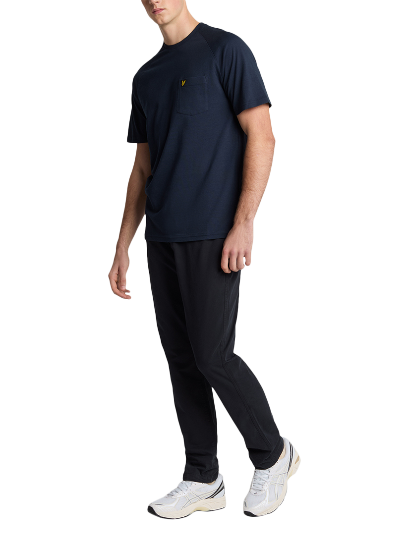 Product image 1 of 5, which shows Lyle & Scott Straight Cotton Chinos, Z865 Jet Black, W36/L34