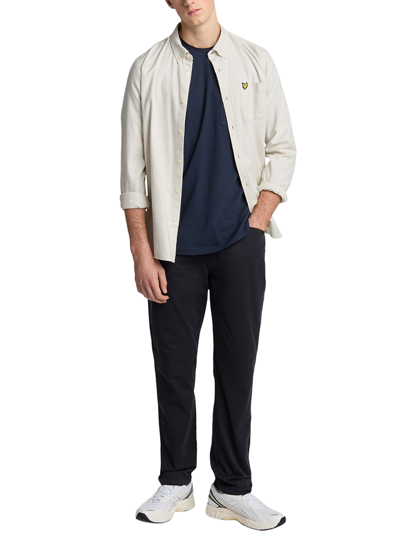 Product image 2 of 5, which shows Lyle & Scott Straight Cotton Chinos, Z865 Jet Black, W36/L34