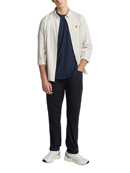 Lyle & Scott Straight Cotton Chinos - view 2, Z865 Jet Black