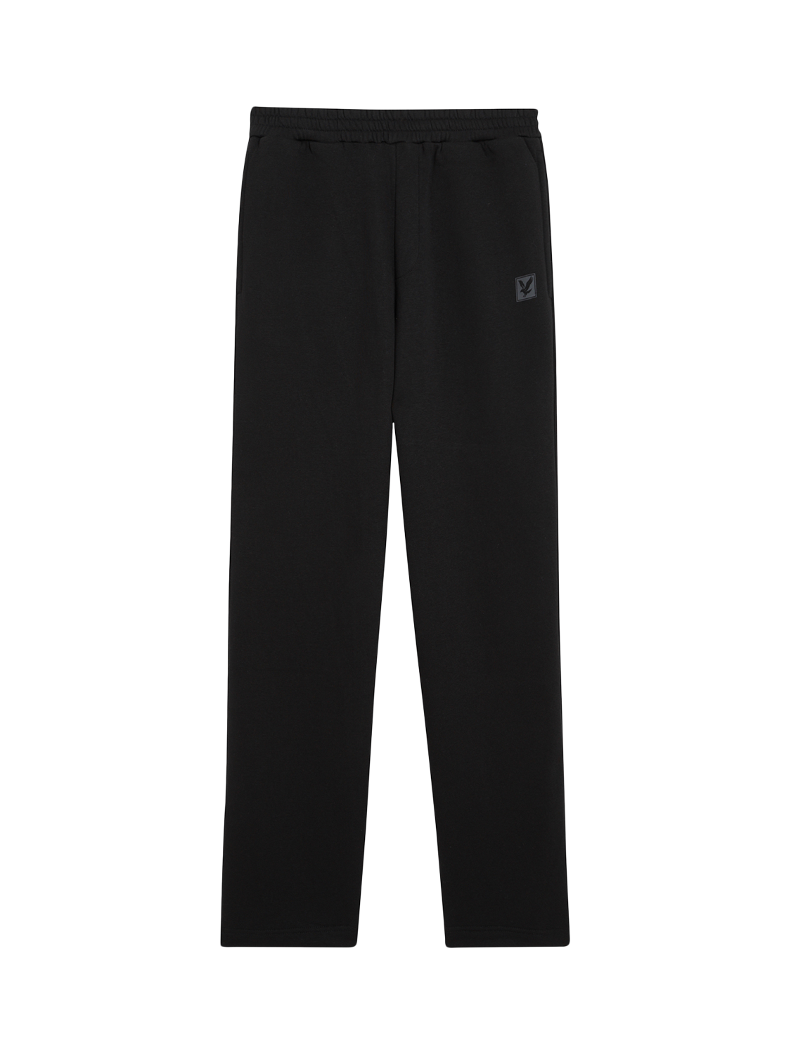 Product image 5 of 5, which shows Lyle & Scott Straight Cotton Blend Joggers, Jet Black, XS