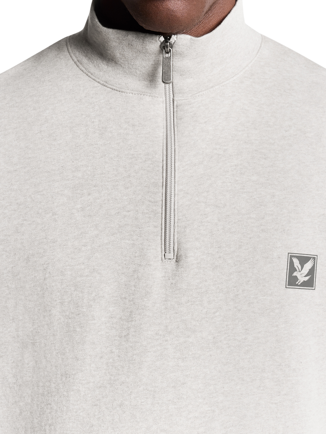 Product image 3 of 6, which shows Lyle & Scott Straight Cotton Blend Joggers, Oatmeal Marl, XS