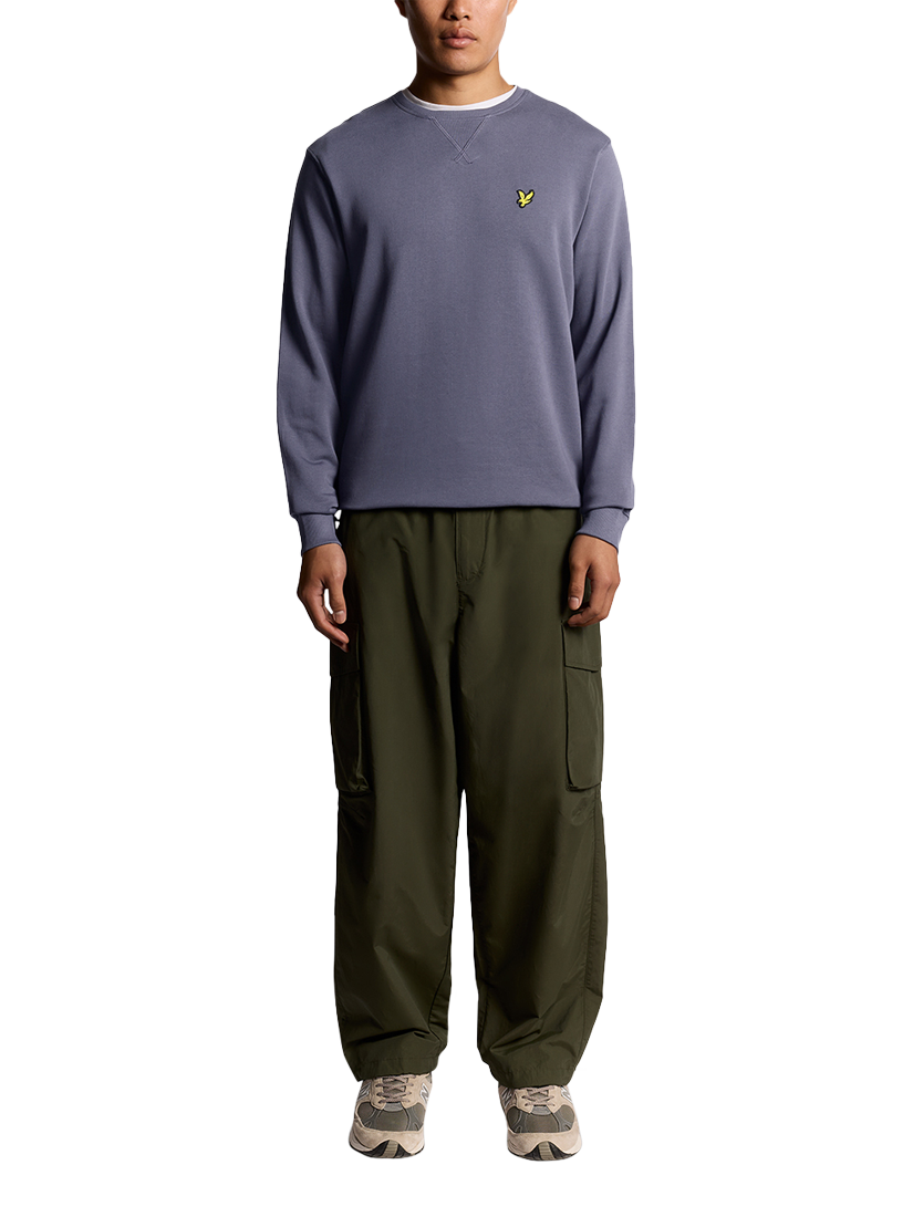 Product image 2 of 6, which shows Lyle & Scott Crew Neck Cotton Sweatshirt, Graystone, XS