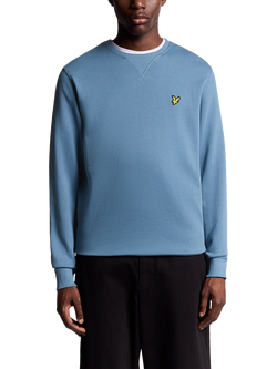 Lyle & Scott Crew Neck Cotton Sweatshirt, Ocean Sky