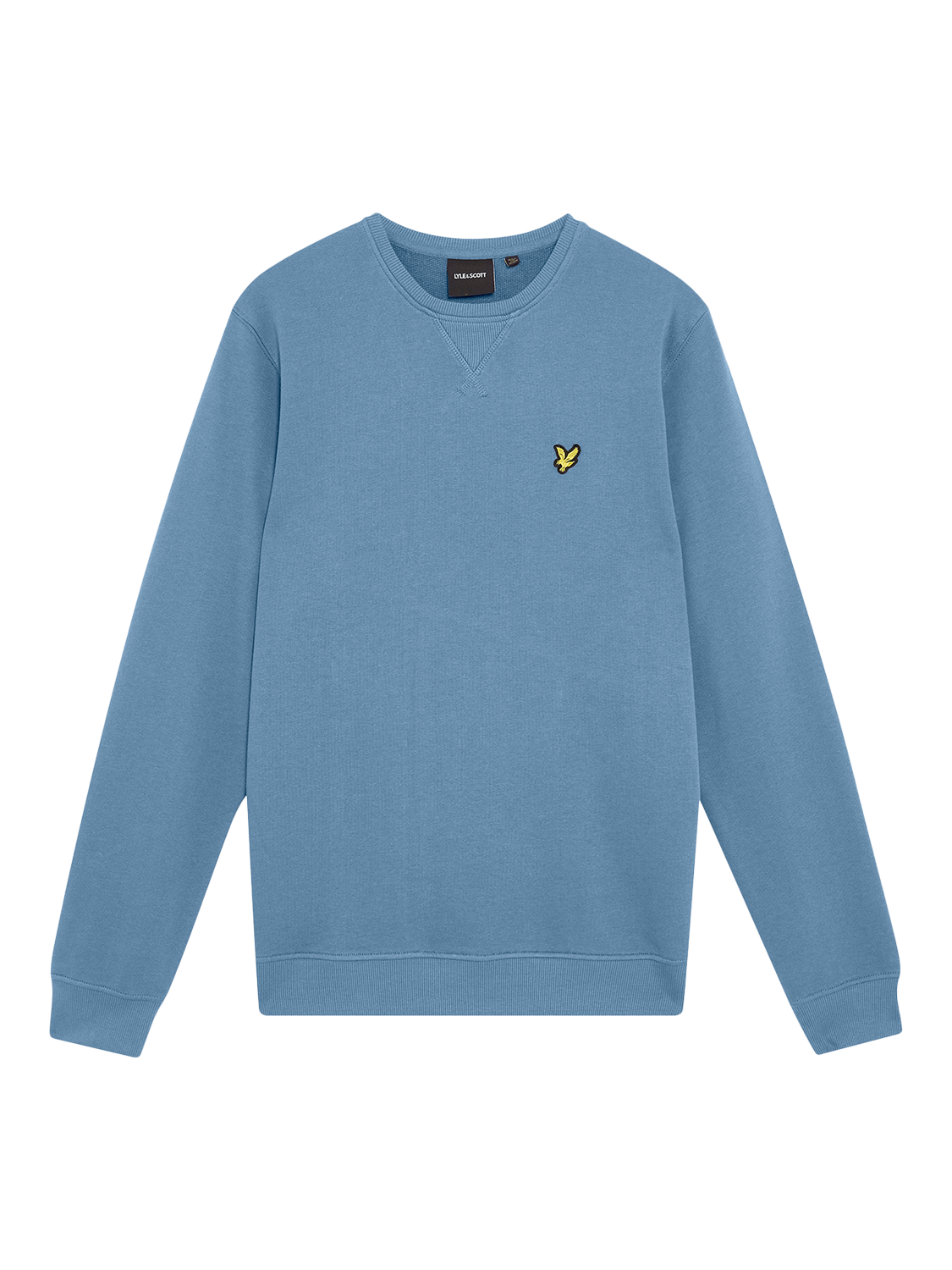 Product image 5 of 6, which shows Lyle & Scott Crew Neck Cotton Sweatshirt, Ocean Sky, XS
