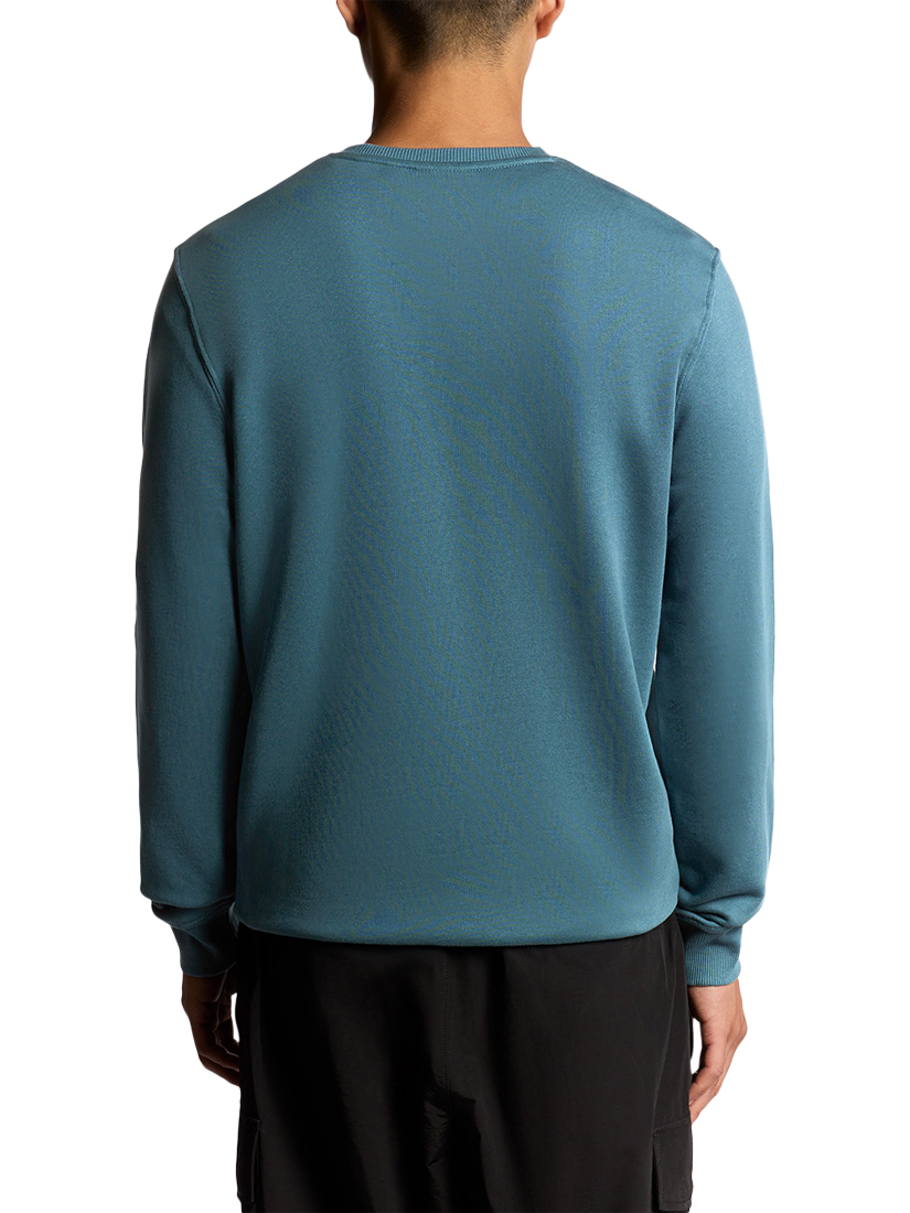 Product image 4 of 6, which shows Lyle & Scott Crew Neck Sweatshirt, Deep Water, XXL