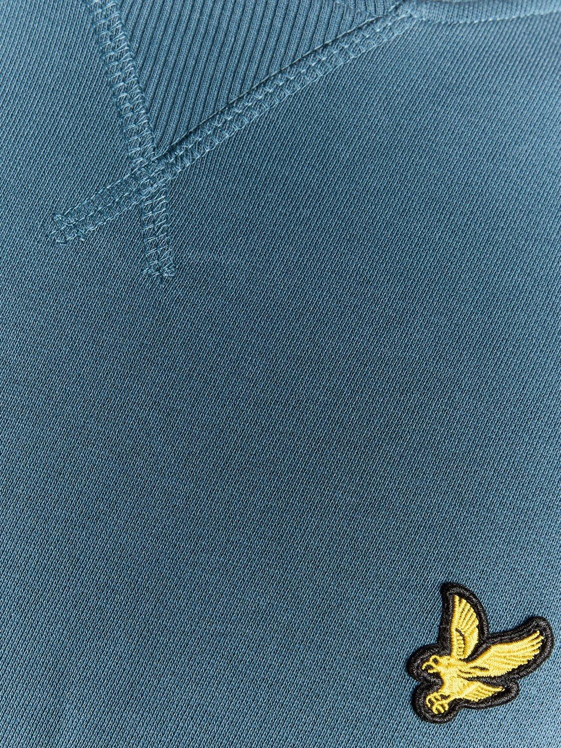 Product image 6 of 6, which shows Lyle & Scott Crew Neck Sweatshirt, Deep Water, XXL