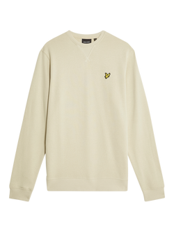 Lyle & Scott Crew Neck Cotton Sweatshirt, Grey Taupe