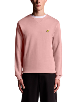 Lyle & Scott Crew Neck Cotton Sweatshirt, Garden Rose