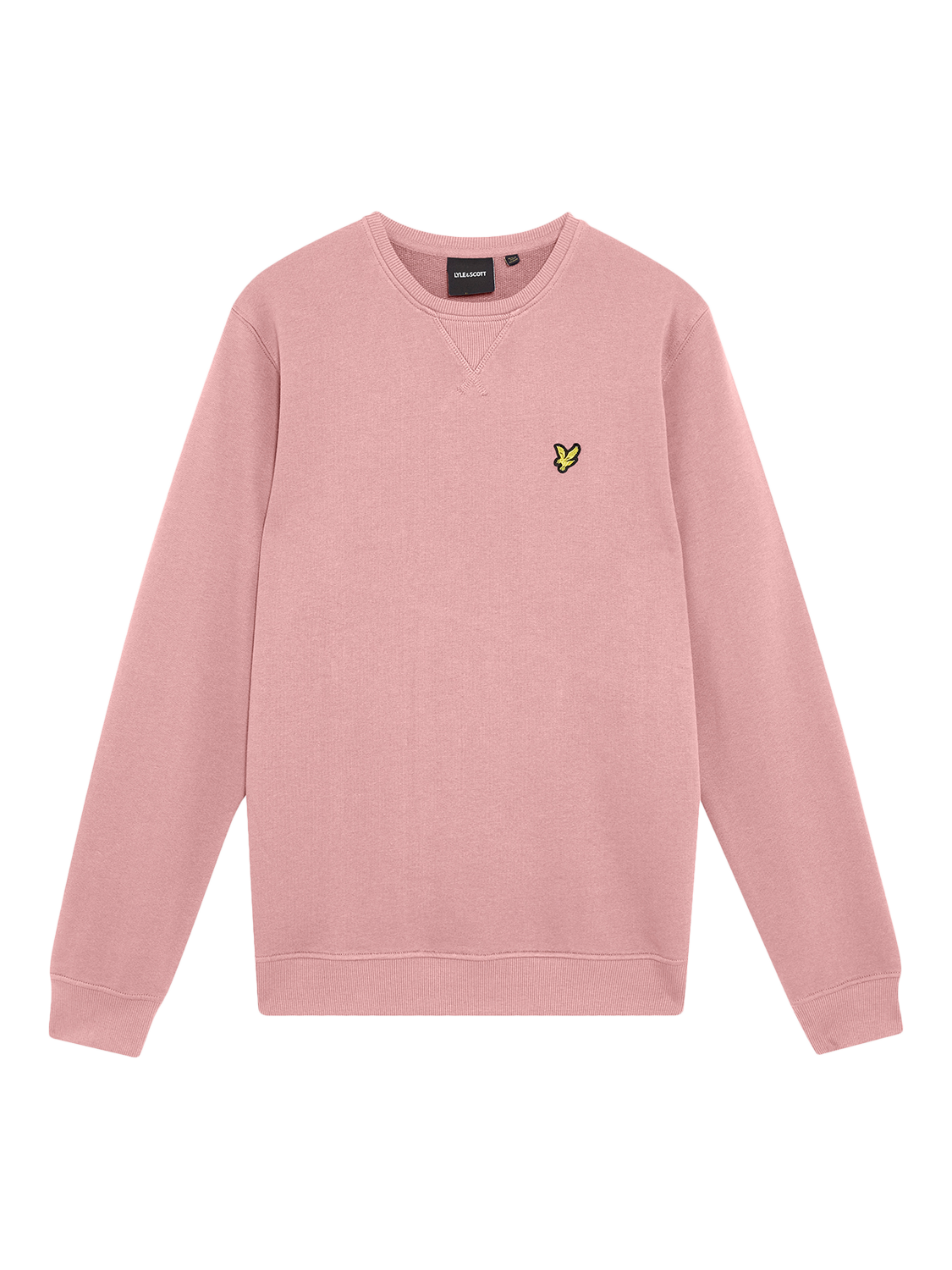 Product image 5 of 6, which shows Lyle & Scott Crew Neck Cotton Sweatshirt, Garden Rose, XS