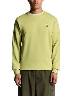 Lyle & Scott Crew Neck Cotton Sweatshirt, Pale Willow