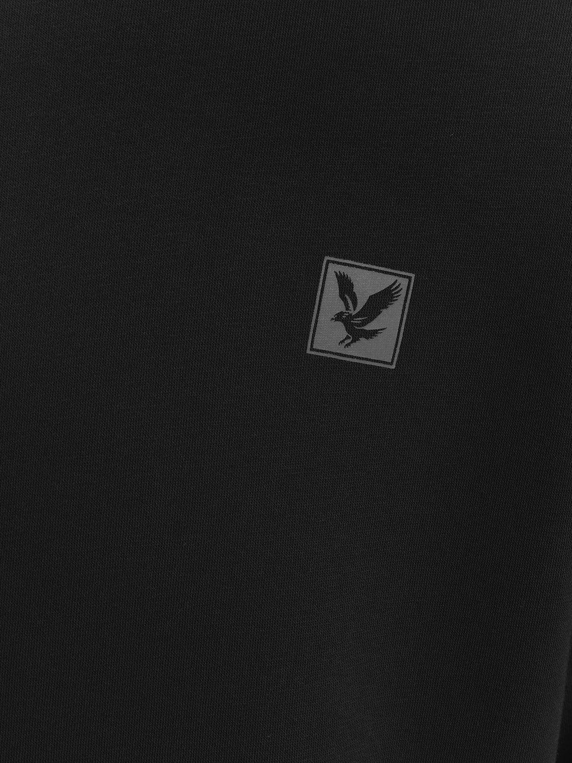 Product image 6 of 6, which shows Lyle & Scott Crew Neck Lounge Top, Jet Black, XS