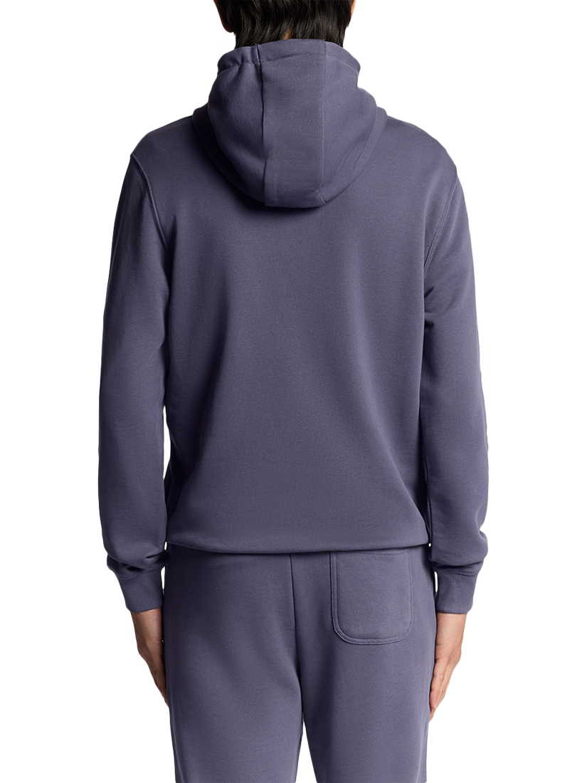 Product image 4 of 6, which shows Lyle & Scott Golden Eagle Cotton Hoodie, Graystone, XS