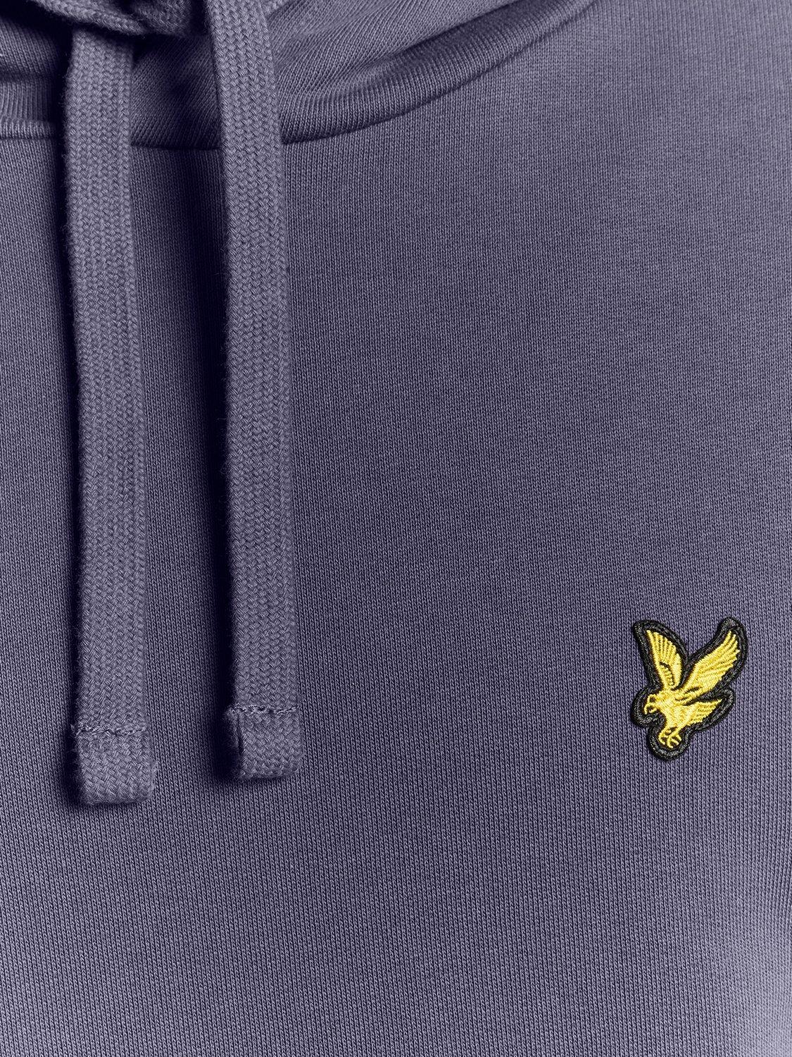 Product image 6 of 6, which shows Lyle & Scott Golden Eagle Cotton Hoodie, Graystone, XS